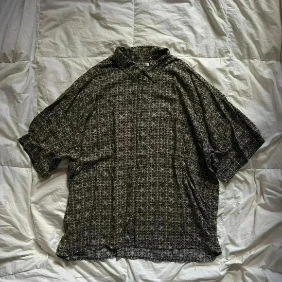 Vintage Other - Vintage 90s Knightsbridge mens xxl funky pattern casual button down shirt